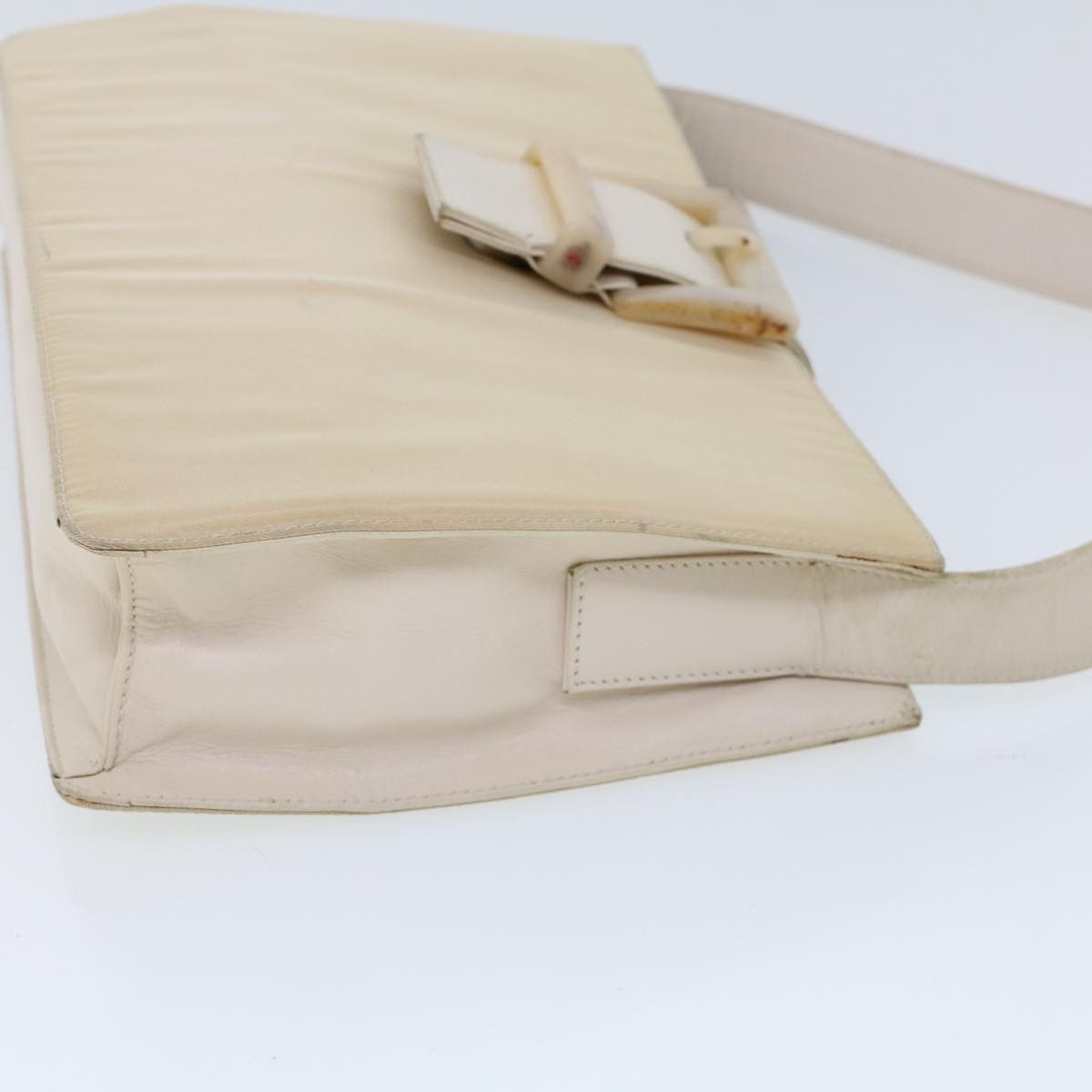Prada Beige Synthetic Shoulder Bag (Pre-Owned) Size ONE SIZE - 8 Thumbnail