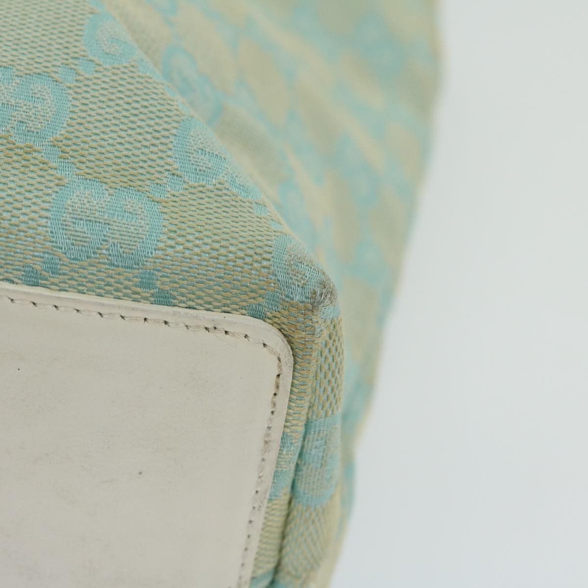 Gucci Gg Canvas Blue Canvas Handbag (Pre-Owned) Size ONE SIZE - 11 Thumbnail