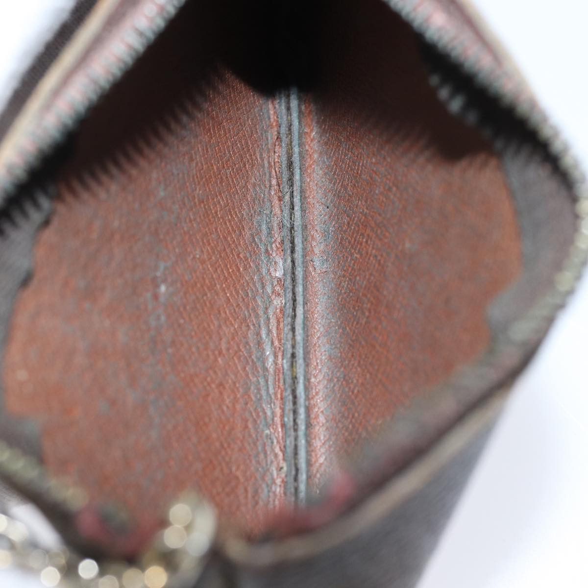 Louis Vuitton Pochette Clés Brown Canvas Wallet (Pre-Owned) Size ONE SIZE - 5 Thumbnail