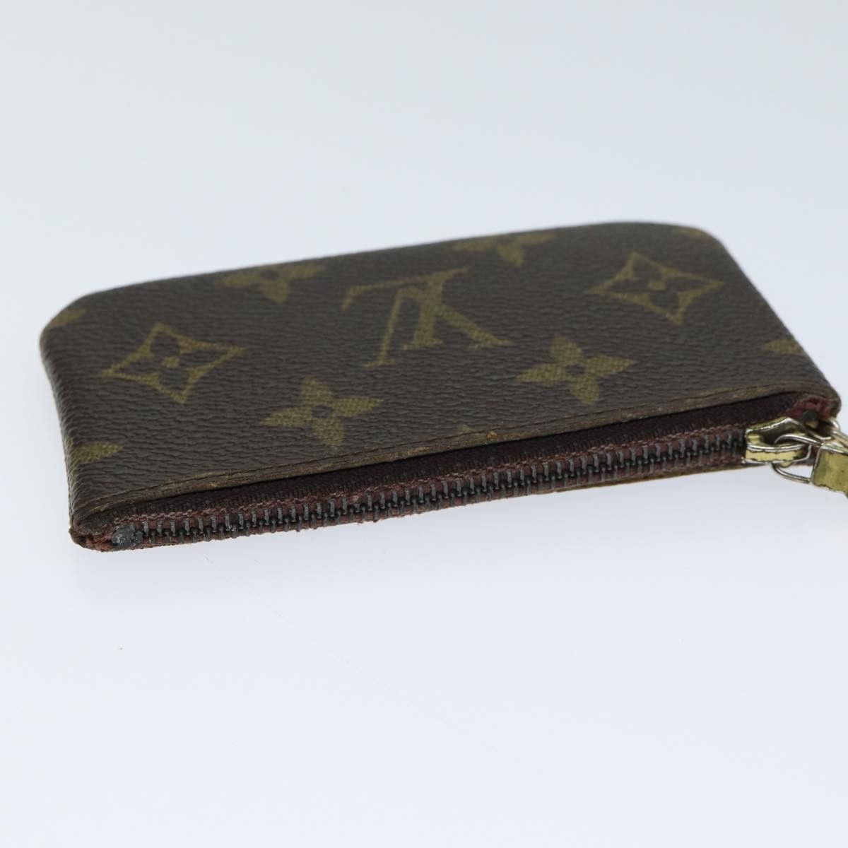 Louis Vuitton Pochette Clés Brown Canvas Wallet (Pre-Owned) Size ONE SIZE - 4 Thumbnail