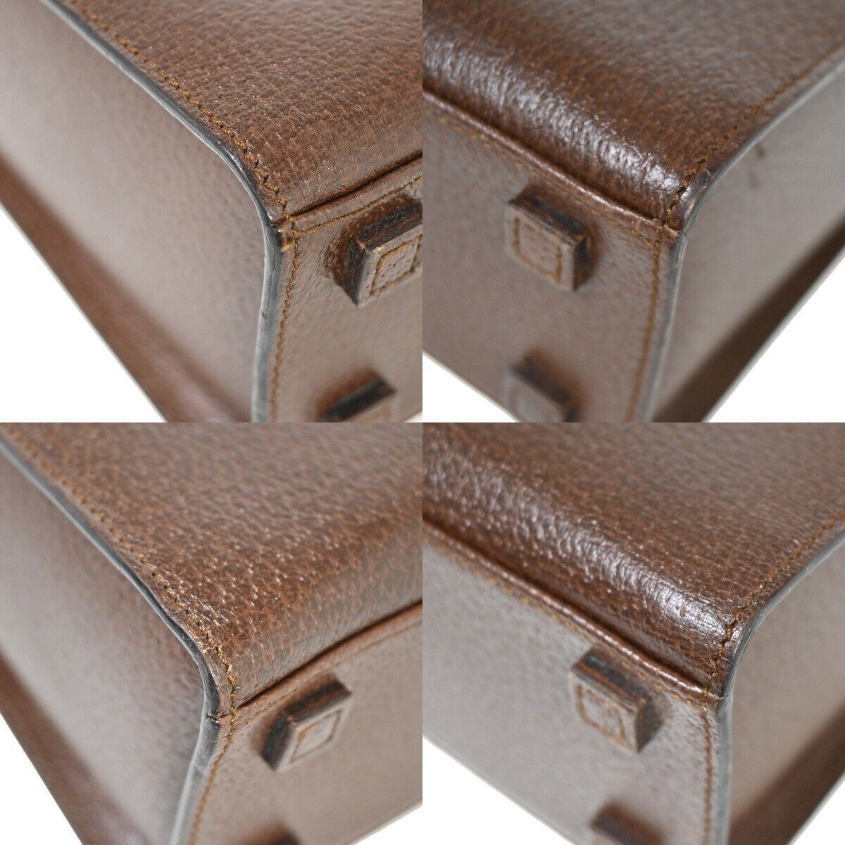 Gucci Bamboo Brown Leather Handbag (Pre-Owned) Size ONE SIZE - 6 Thumbnail