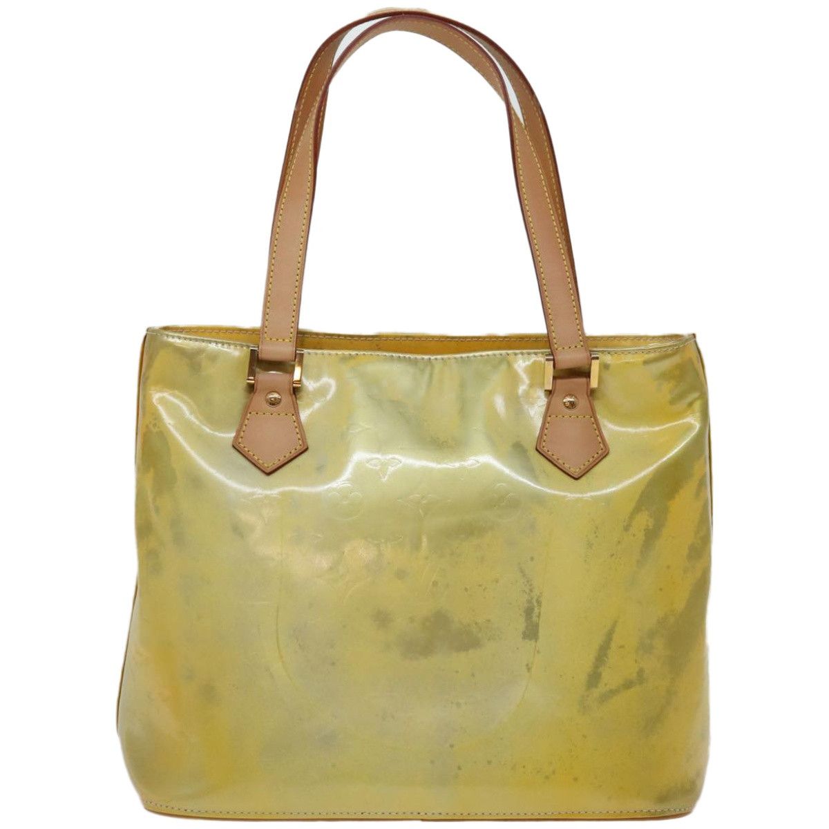 Louis Vuitton Houston Yellow Patent Leather Handbag (Pre-Owned) Size ONE SIZE - 2 Thumbnail