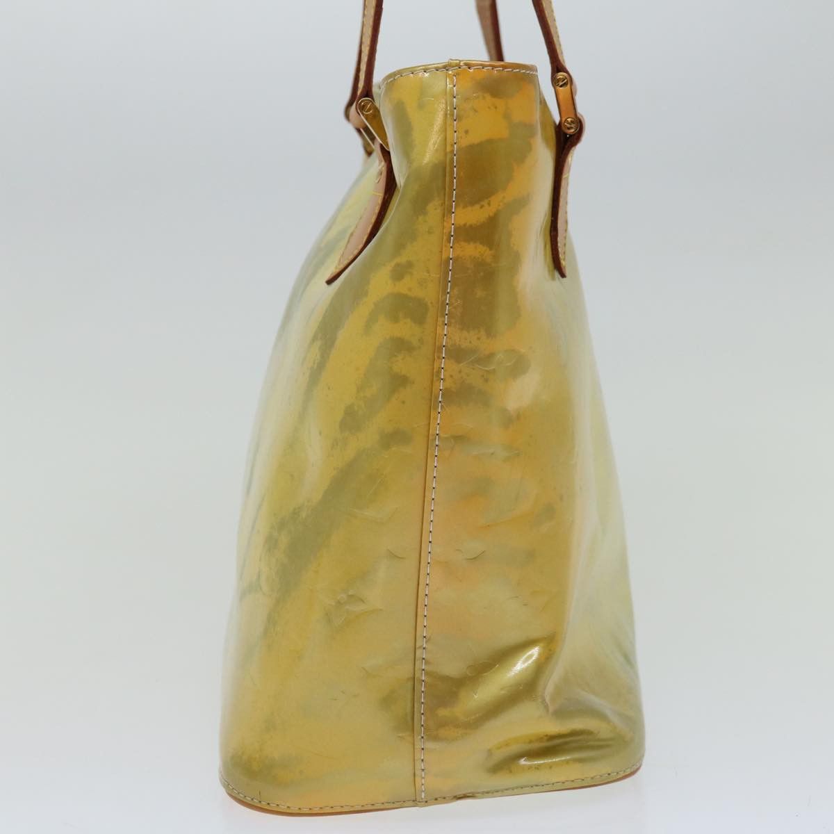 Louis Vuitton Houston Yellow Patent Leather Handbag (Pre-Owned) Size ONE SIZE - 9 Thumbnail