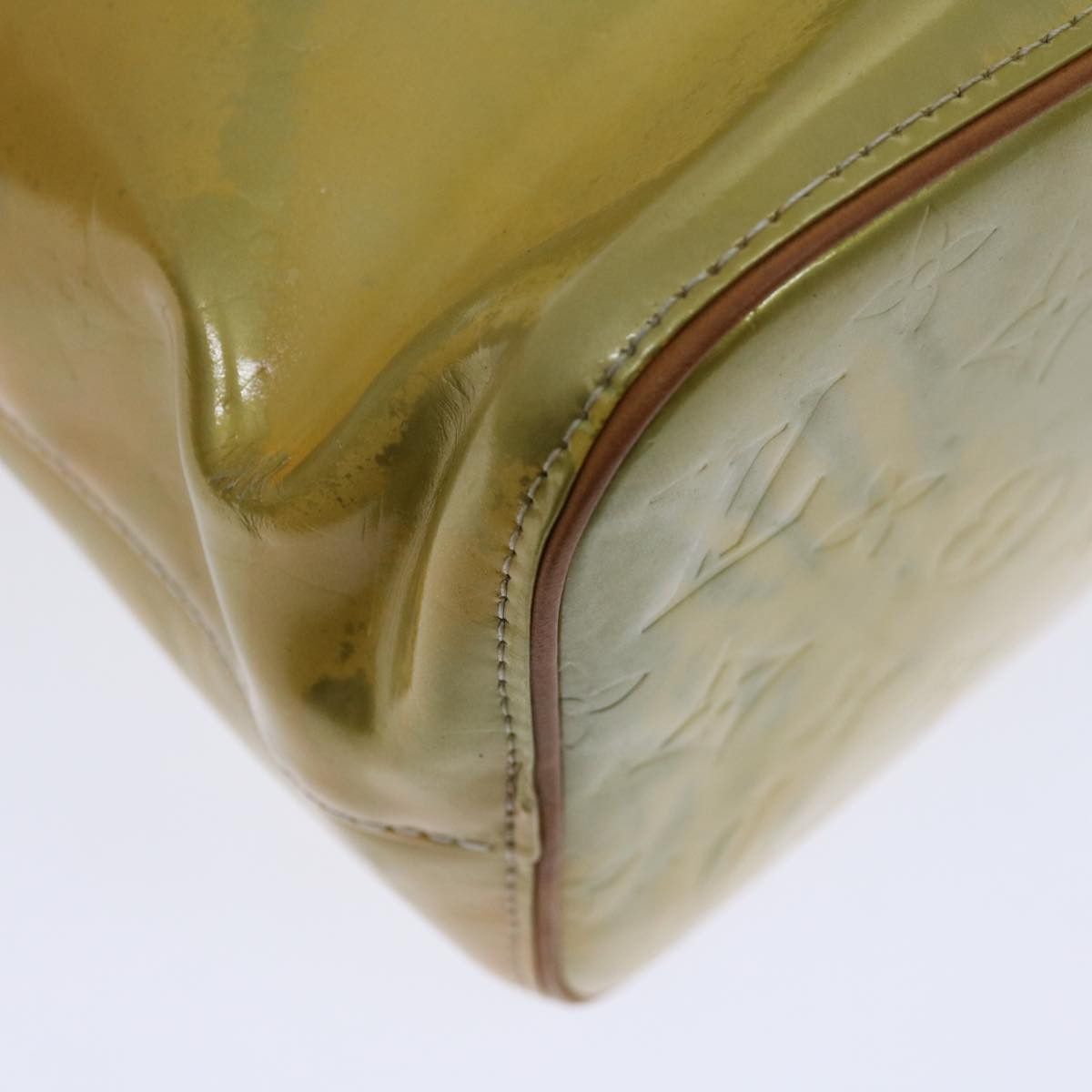 Louis Vuitton Houston Yellow Patent Leather Handbag (Pre-Owned) Size ONE SIZE - 14 Thumbnail