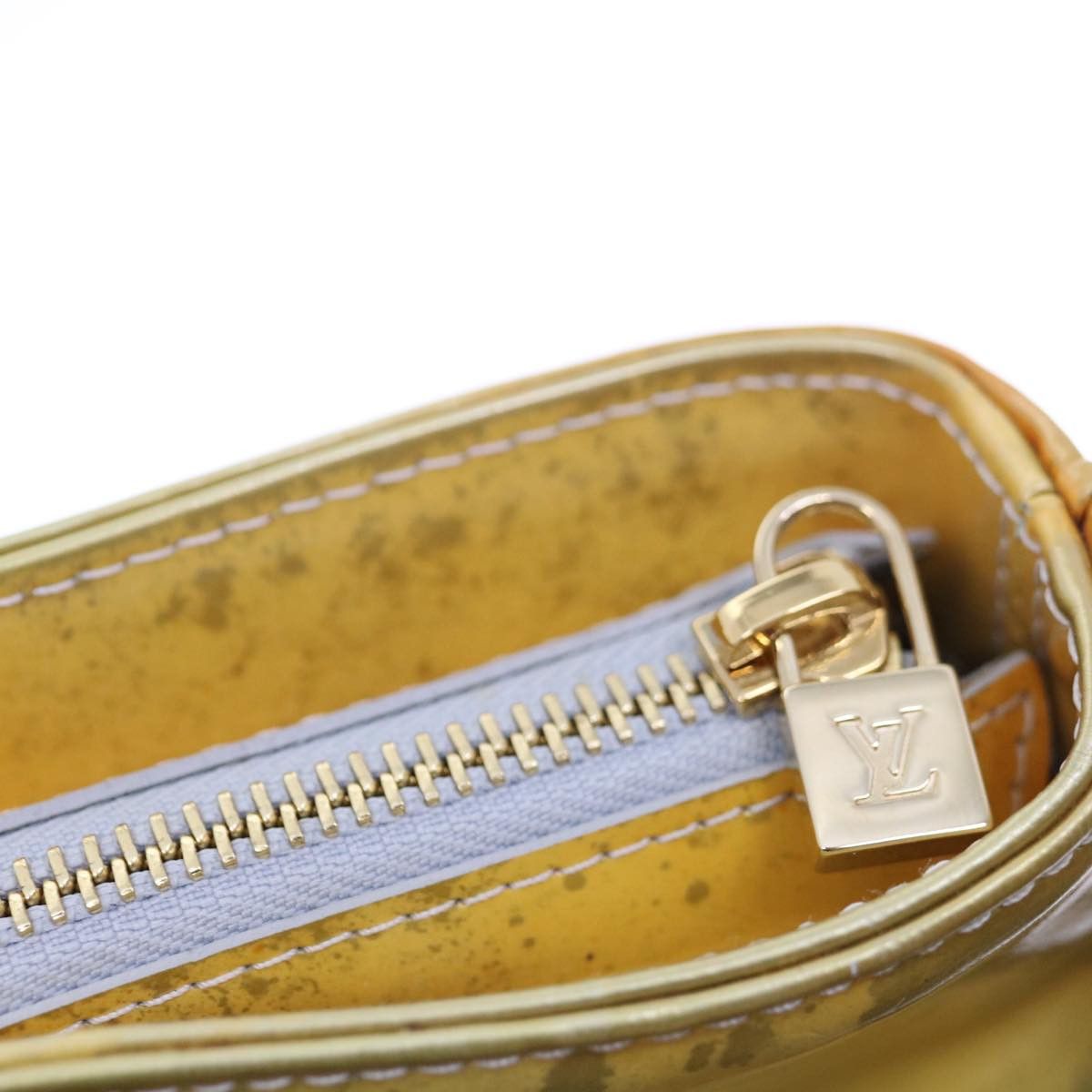 Louis Vuitton Houston Yellow Patent Leather Handbag (Pre-Owned) Size ONE SIZE - 18 Thumbnail