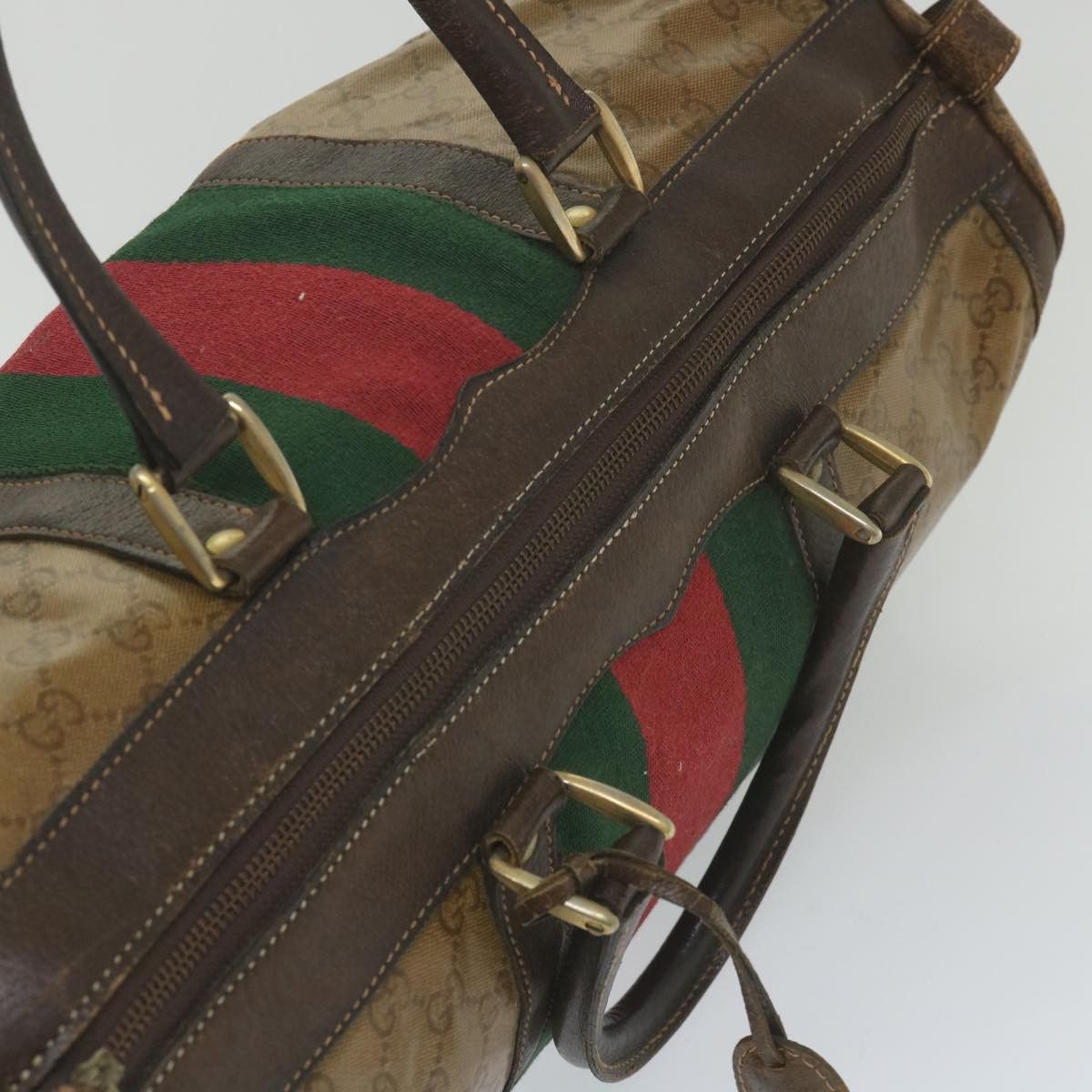 Gucci Beige Canvas Travel Bag (Pre-Owned) Size ONE SIZE - 4 Thumbnail