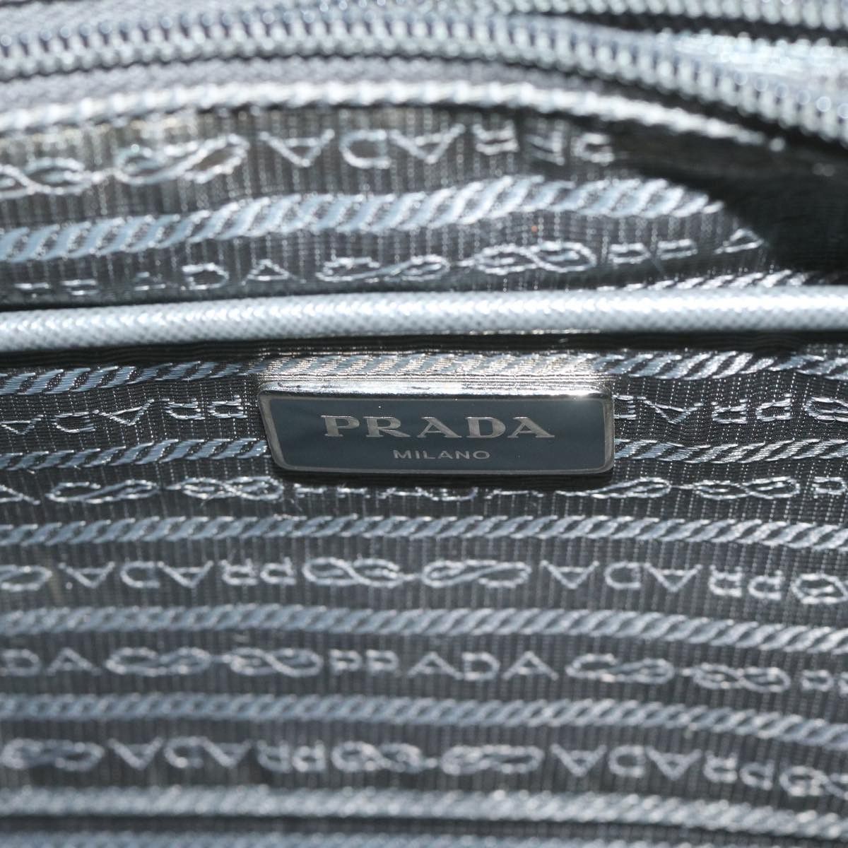 Prada Tessuto Grey Synthetic Tote Bag (Pre-Owned) Size ONE SIZE - 8 Thumbnail