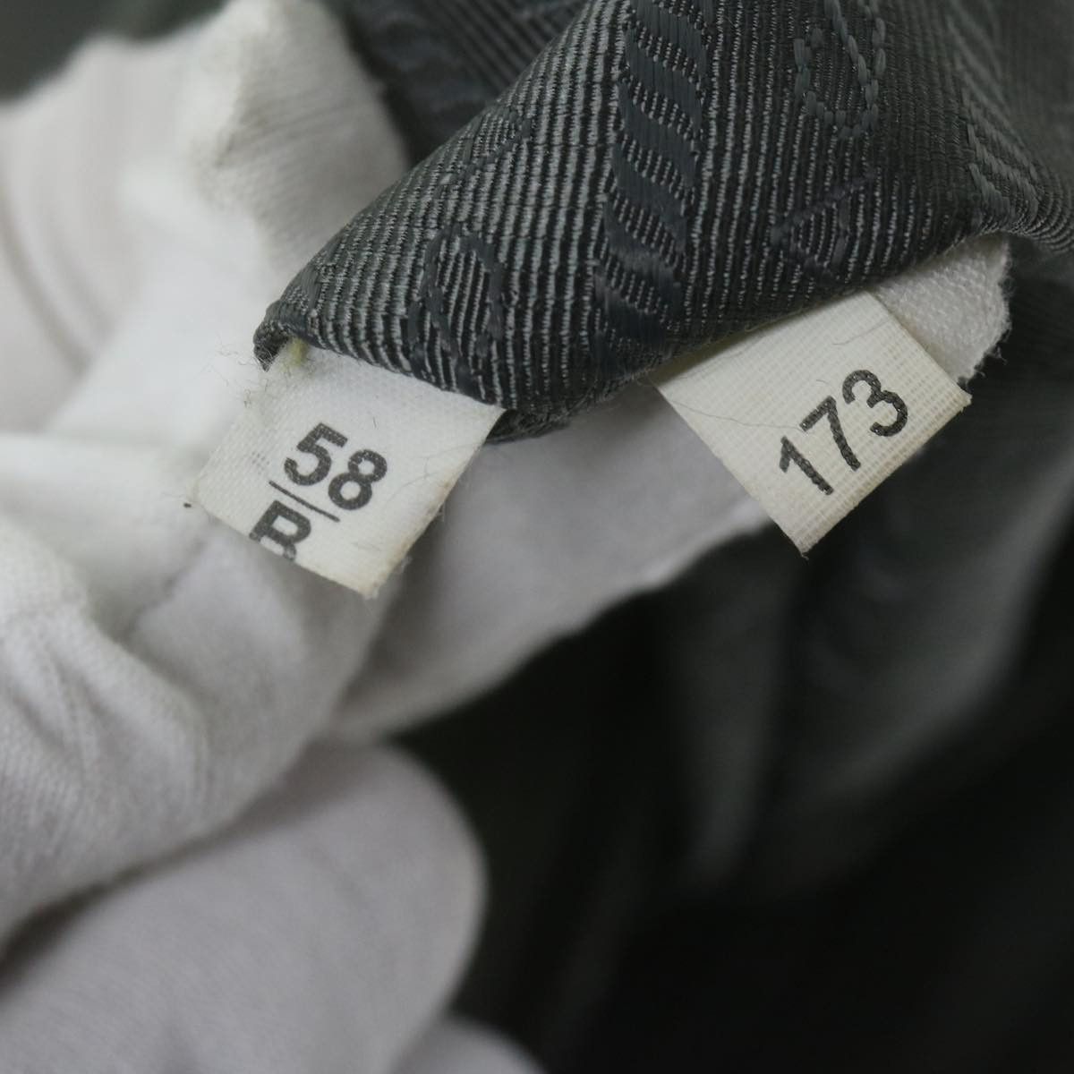 Prada Tessuto Grey Synthetic Tote Bag (Pre-Owned) Size ONE SIZE - 6 Thumbnail