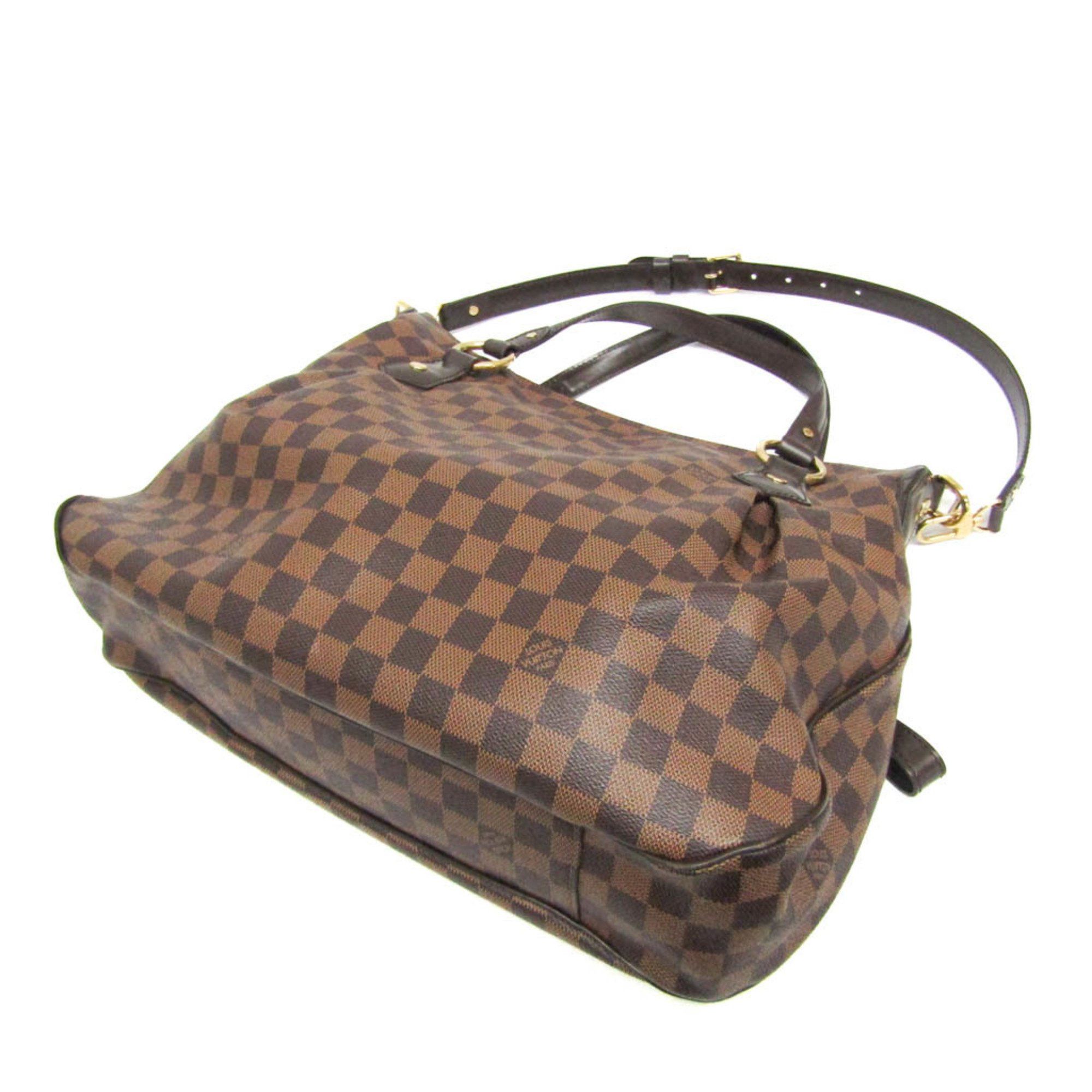 Louis Vuitton Evora Brown Canvas Shoulder Bag (Pre-Owned) Size ONE SIZE - 2 Thumbnail