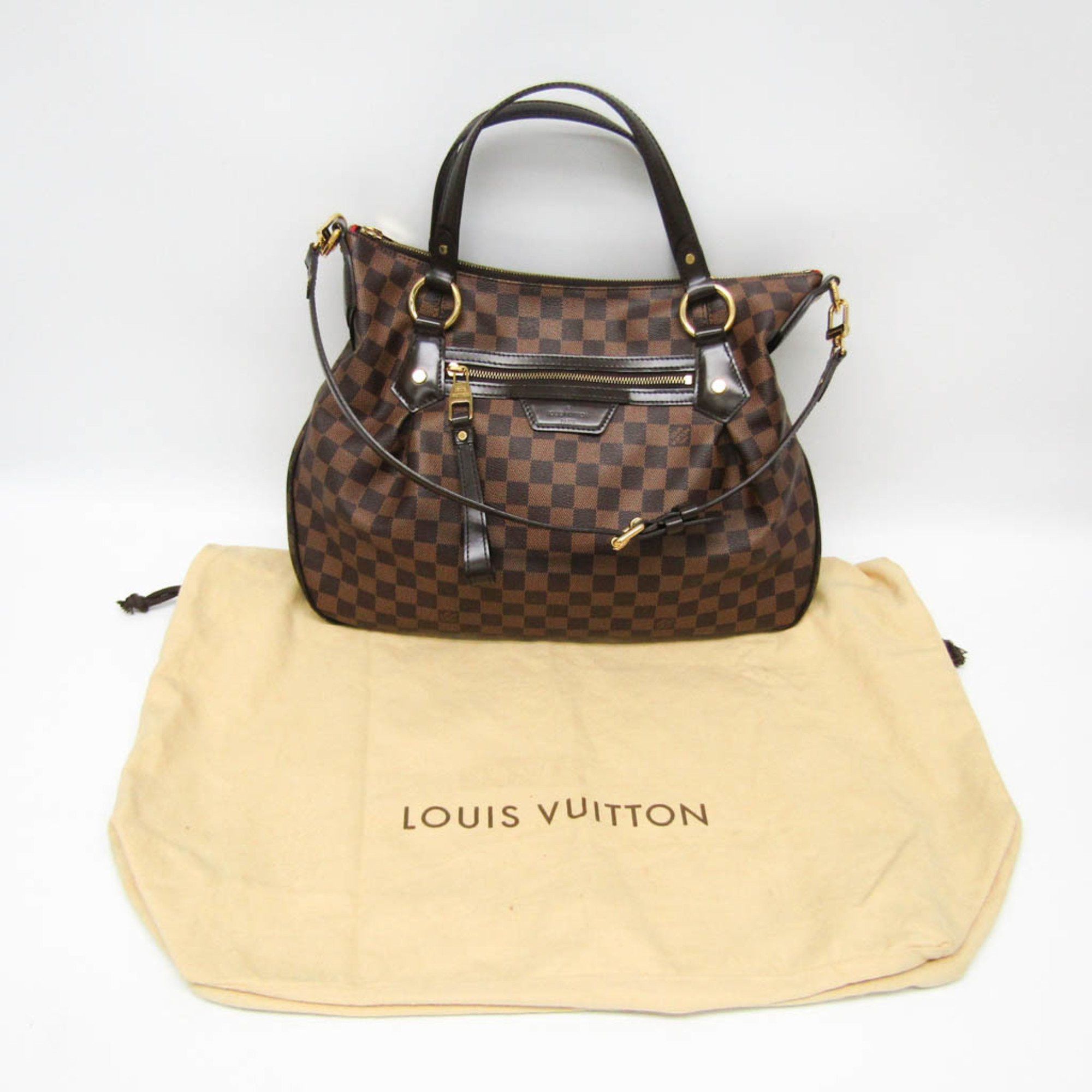 Louis Vuitton Evora Brown Canvas Shoulder Bag (Pre-Owned) Size ONE SIZE - 10 Thumbnail