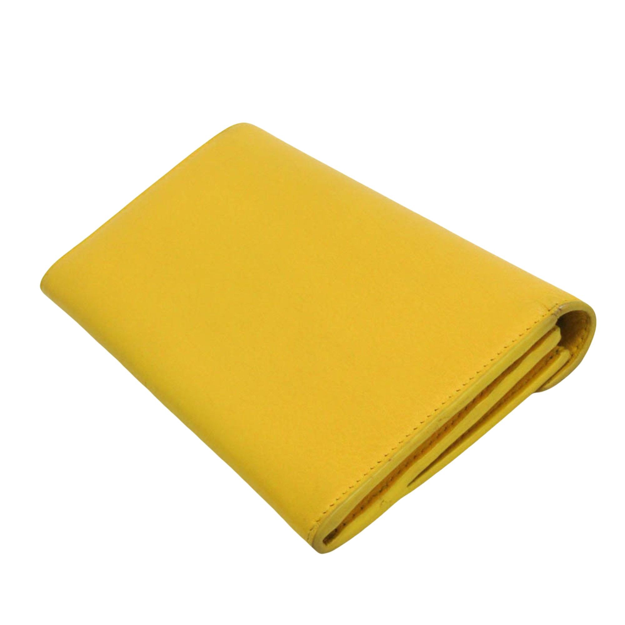 Balenciaga Papier Yellow Leather Wallet (Pre-Owned) Size ONE SIZE - 2 Thumbnail