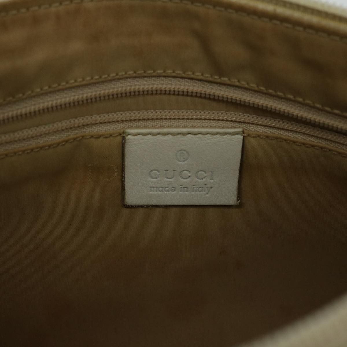 Gucci Bamboo White Leather Handbag (Pre-Owned) Size ONE SIZE - 8 Thumbnail