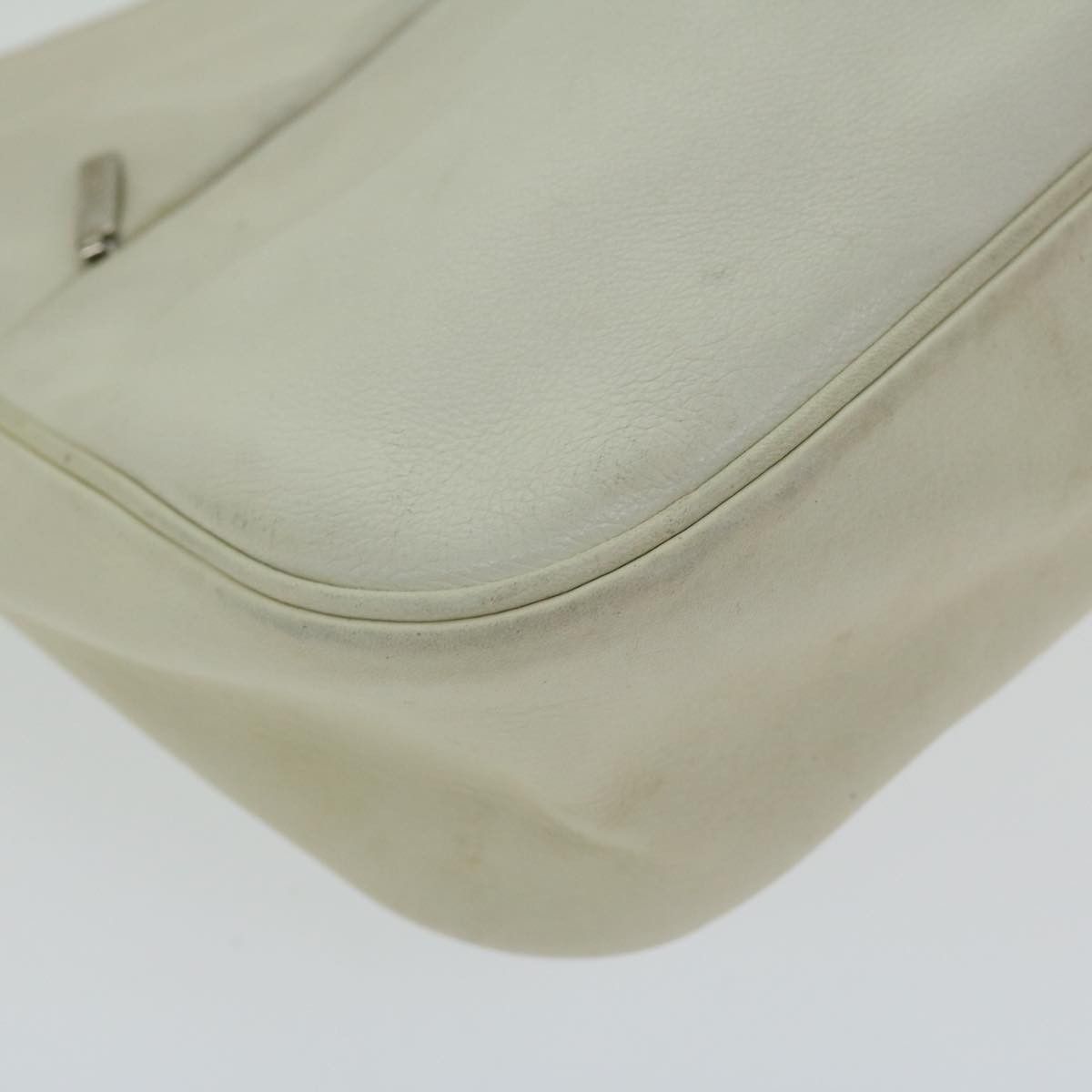 Gucci Bamboo White Leather Handbag (Pre-Owned) Size ONE SIZE - 16 Thumbnail