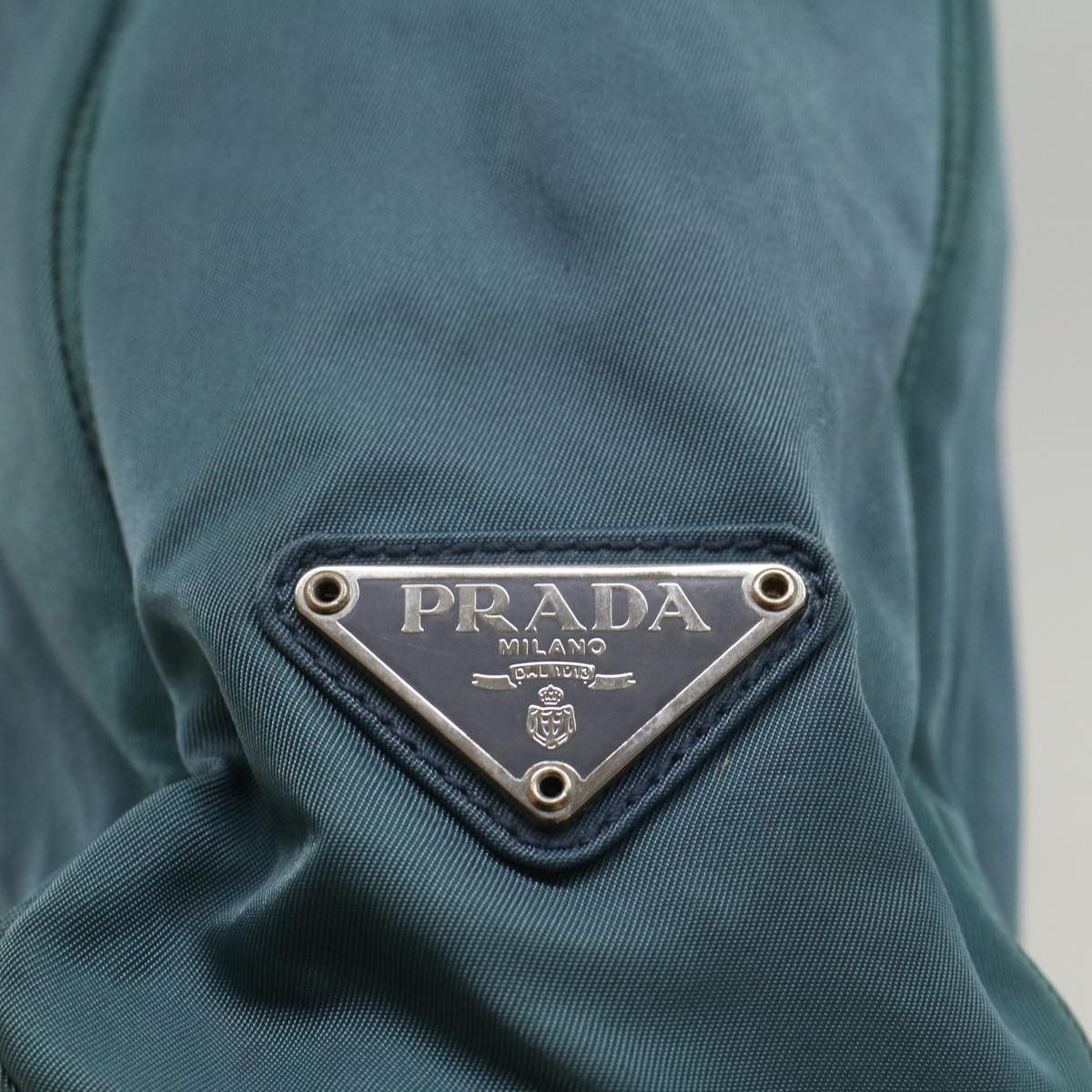 Prada Tessuto Blue Synthetic Handbag (Pre-Owned) Size ONE SIZE - 18 Thumbnail