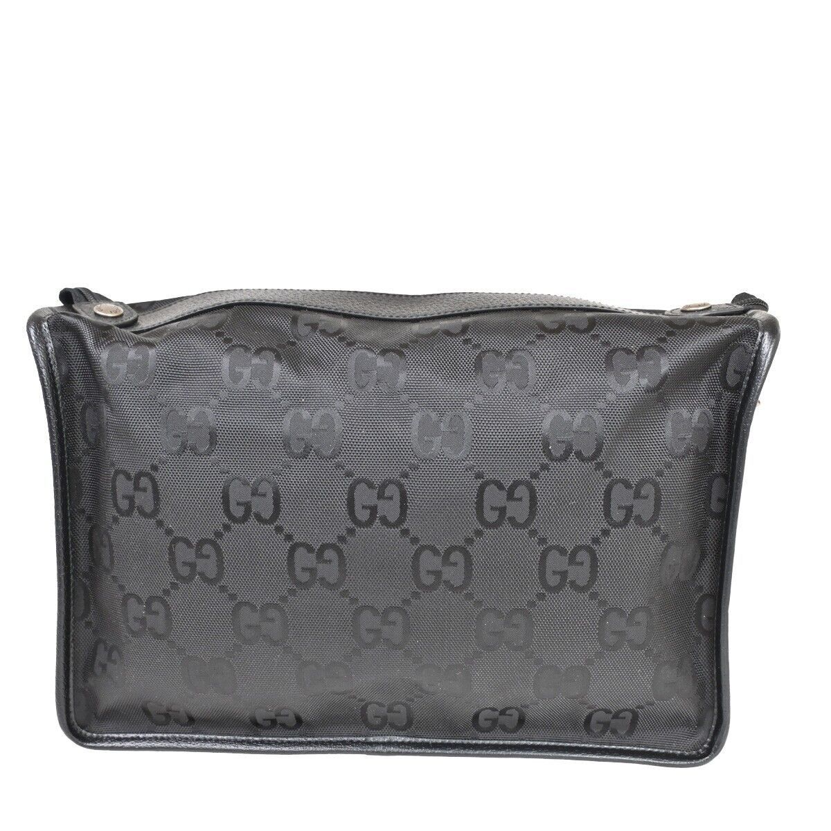 Gucci Off The Grid Black Canvas Clutch Bag (Pre-Owned) Size ONE SIZE - 2 Thumbnail