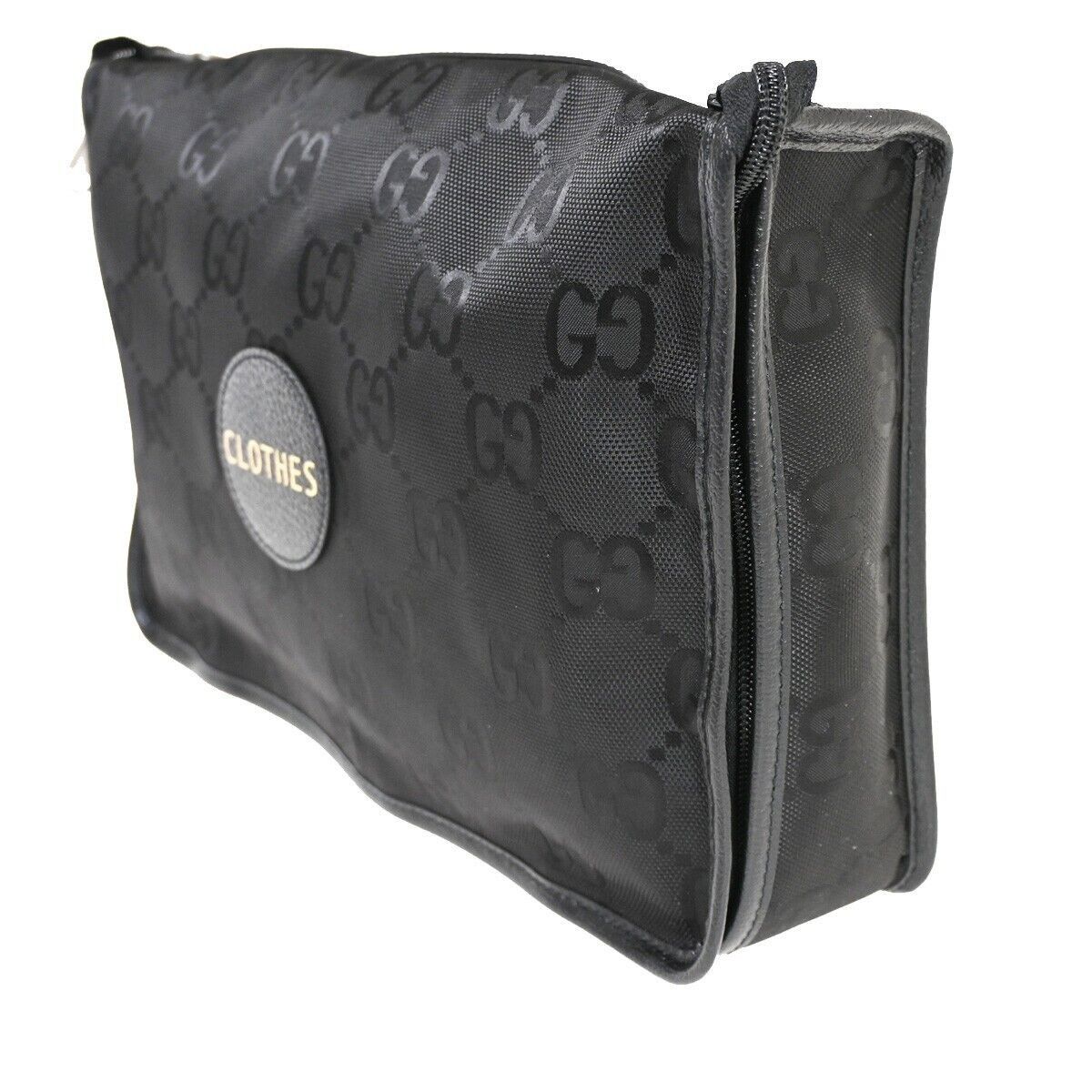 Gucci Off The Grid Black Canvas Clutch Bag (Pre-Owned) Size ONE SIZE - 3 Thumbnail