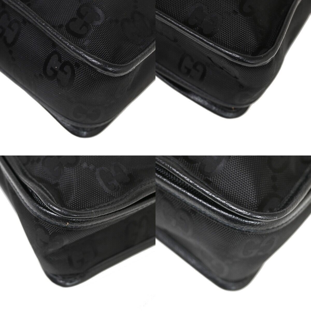 Gucci Off The Grid Black Canvas Clutch Bag (Pre-Owned) Size ONE SIZE - 4 Thumbnail