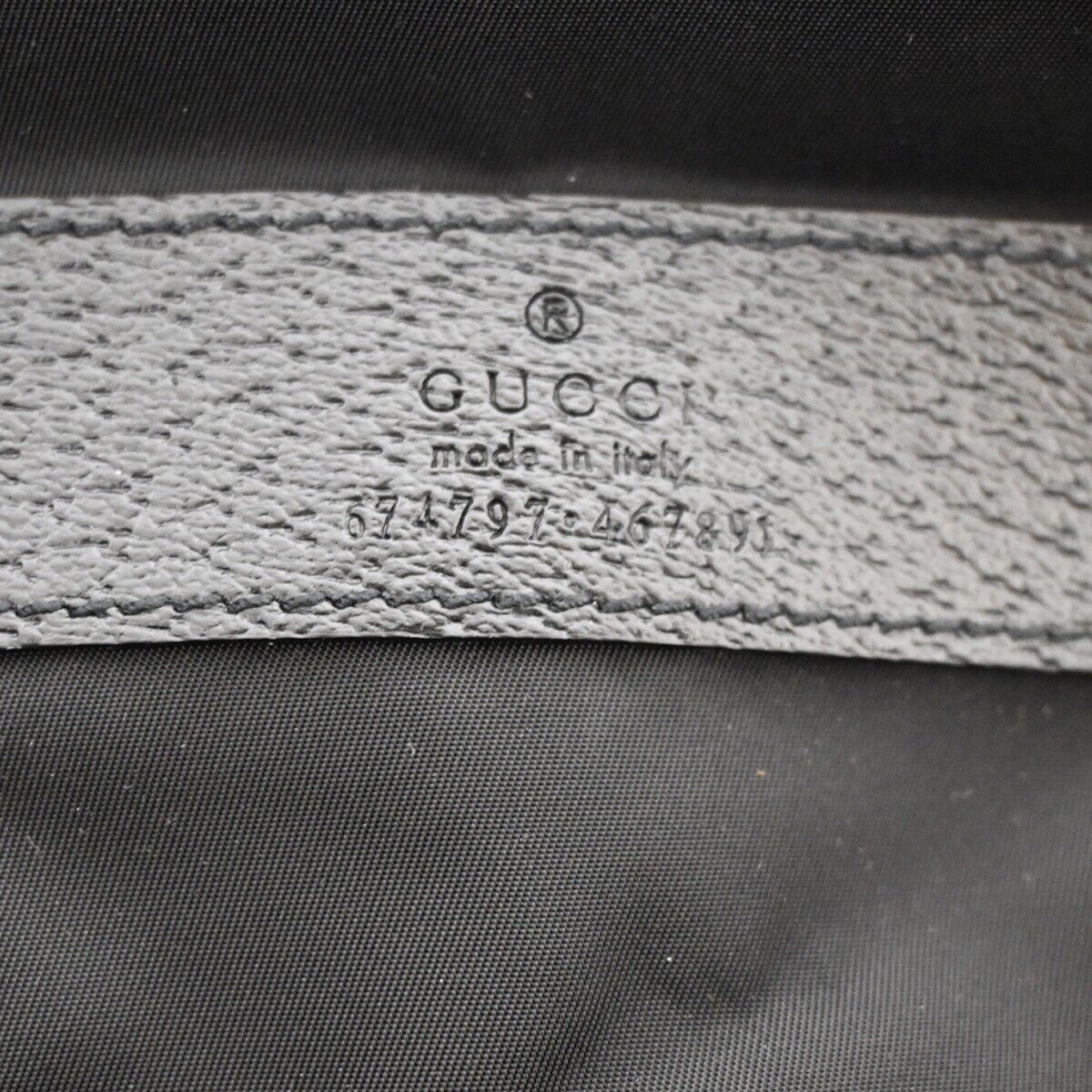 Gucci Off The Grid Black Canvas Clutch Bag (Pre-Owned) Size ONE SIZE - 7 Thumbnail