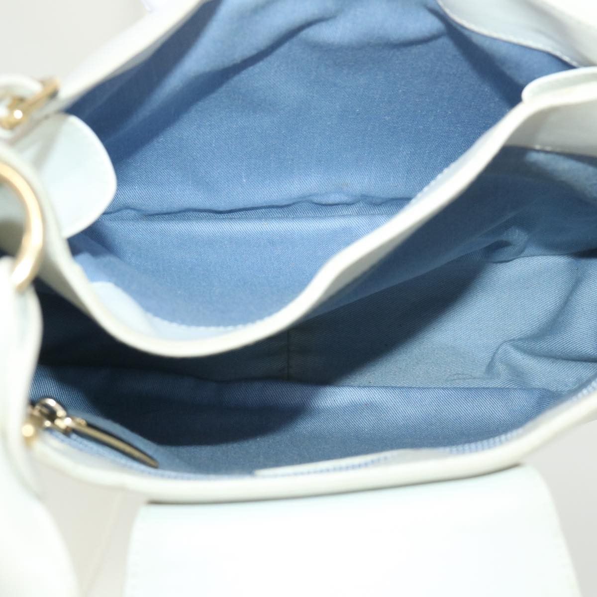 Salvatore Ferragamo White Leather Shoulder Bag (Pre-Owned) Size ONE SIZE - 5 Thumbnail