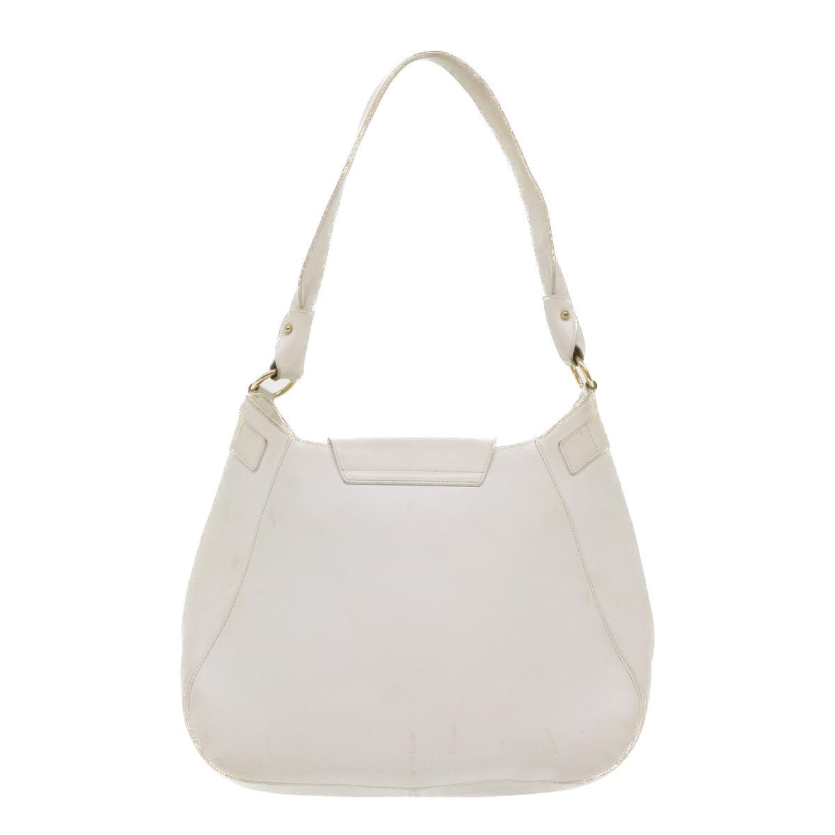 Salvatore Ferragamo White Leather Shoulder Bag (Pre-Owned) Size ONE SIZE - 2 Thumbnail
