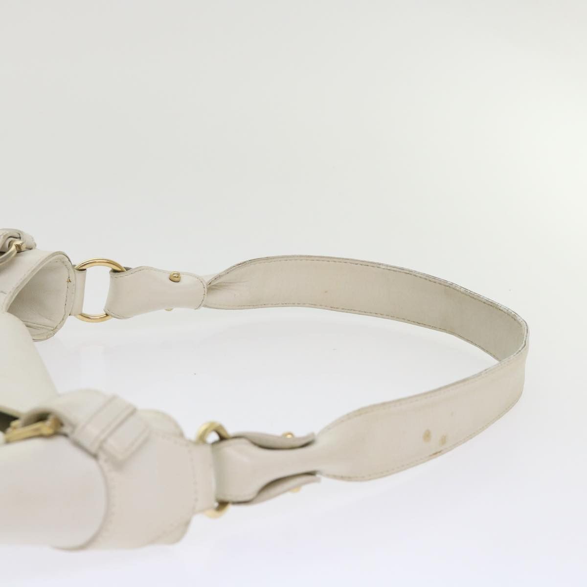 Salvatore Ferragamo White Leather Shoulder Bag (Pre-Owned) Size ONE SIZE - 13 Thumbnail