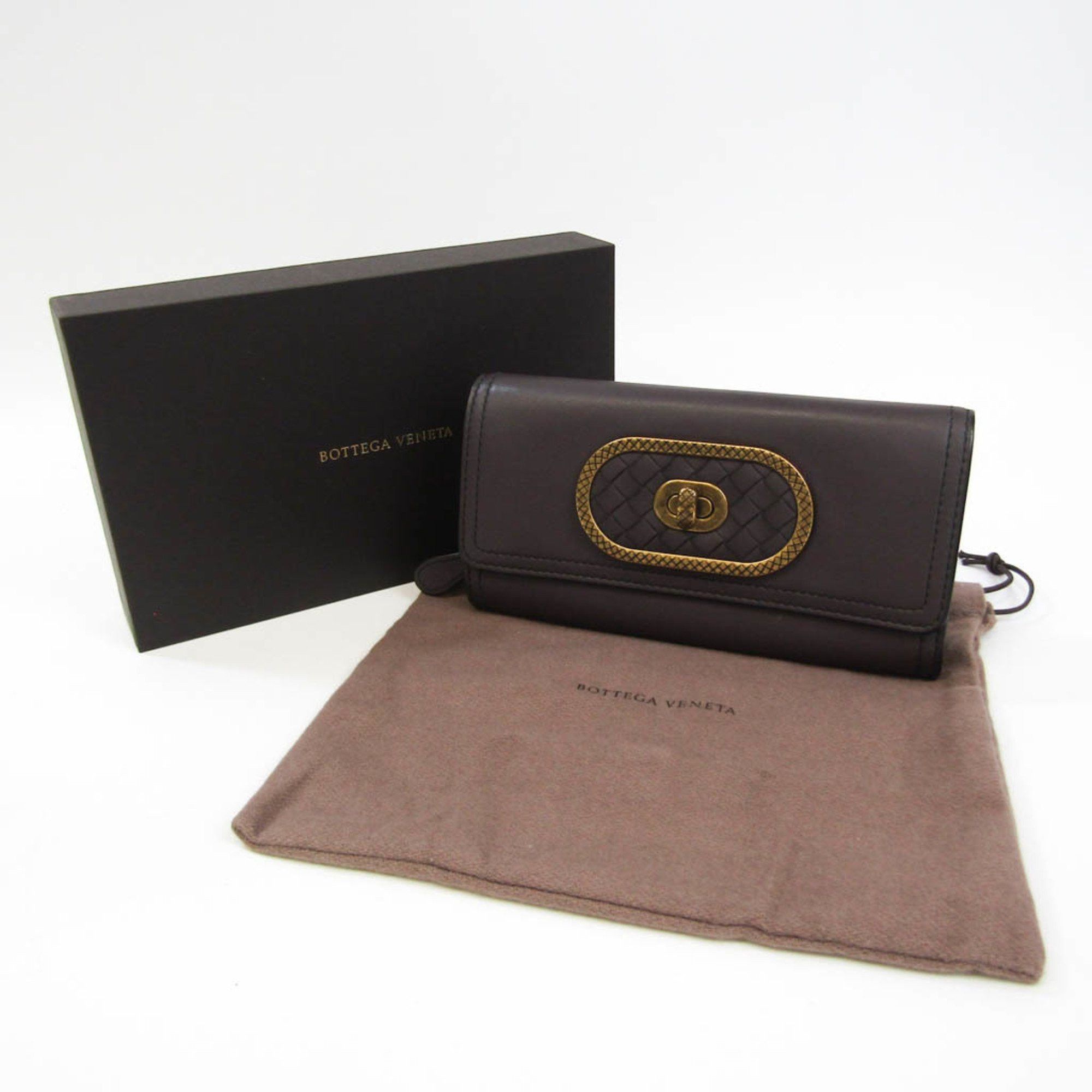 Bottega Veneta Intrecciato Brown Leather Wallet (Pre-Owned) Size ONE SIZE - 6 Thumbnail