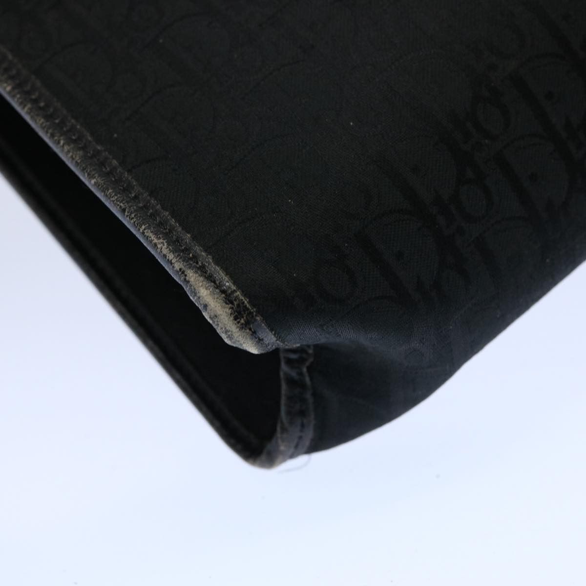 Dior Trotter Black Canvas Clutch Bag (Pre-Owned) Size ONE SIZE - 11 Thumbnail