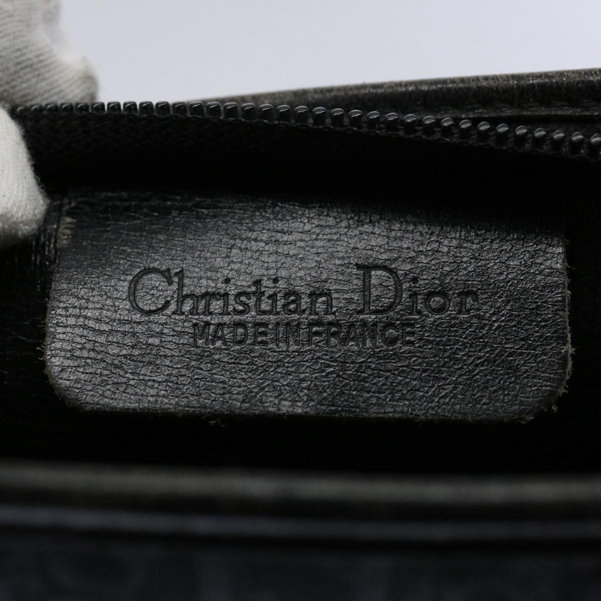 Dior Trotter Black Canvas Clutch Bag (Pre-Owned) Size ONE SIZE - 7 Thumbnail