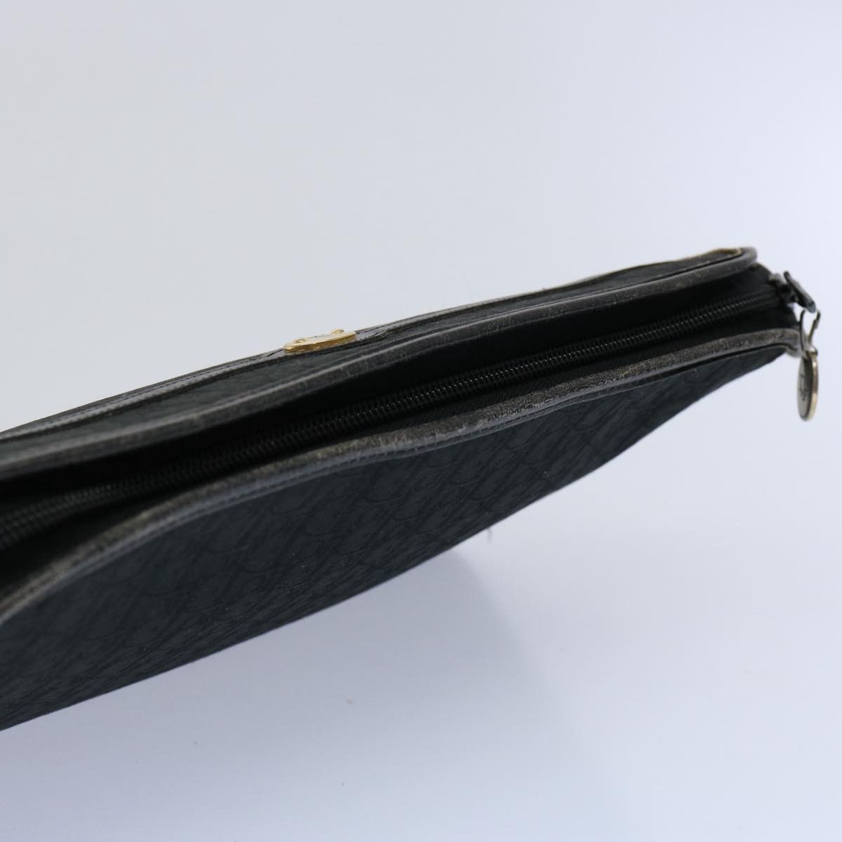 Dior Trotter Black Canvas Clutch Bag (Pre-Owned) Size ONE SIZE - 8 Thumbnail