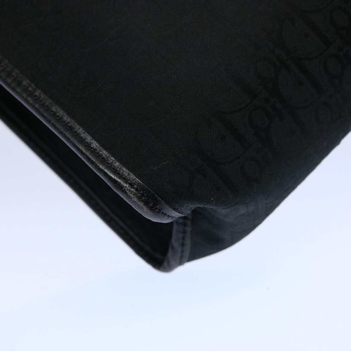 Dior Trotter Black Canvas Clutch Bag (Pre-Owned) Size ONE SIZE - 12 Thumbnail