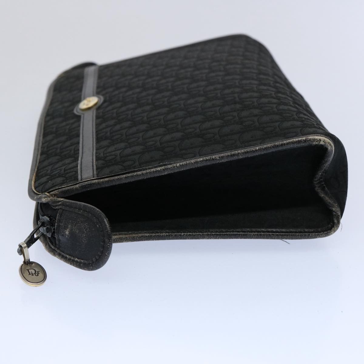 Dior Trotter Black Canvas Clutch Bag (Pre-Owned) Size ONE SIZE - 6 Thumbnail