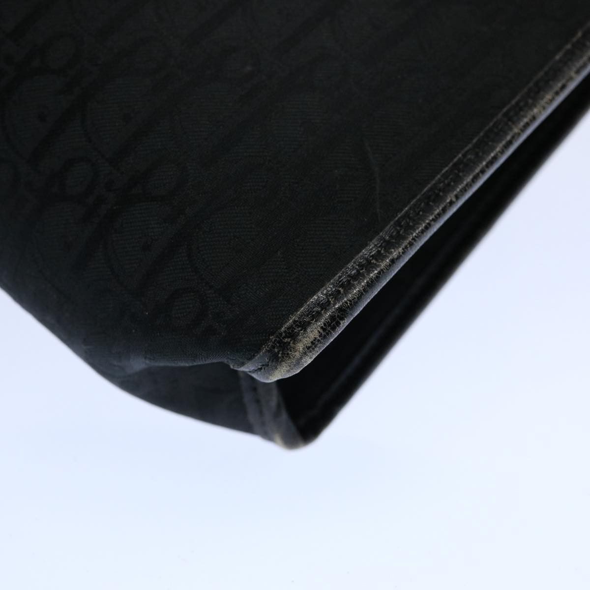 Dior Trotter Black Canvas Clutch Bag (Pre-Owned) Size ONE SIZE - 13 Thumbnail