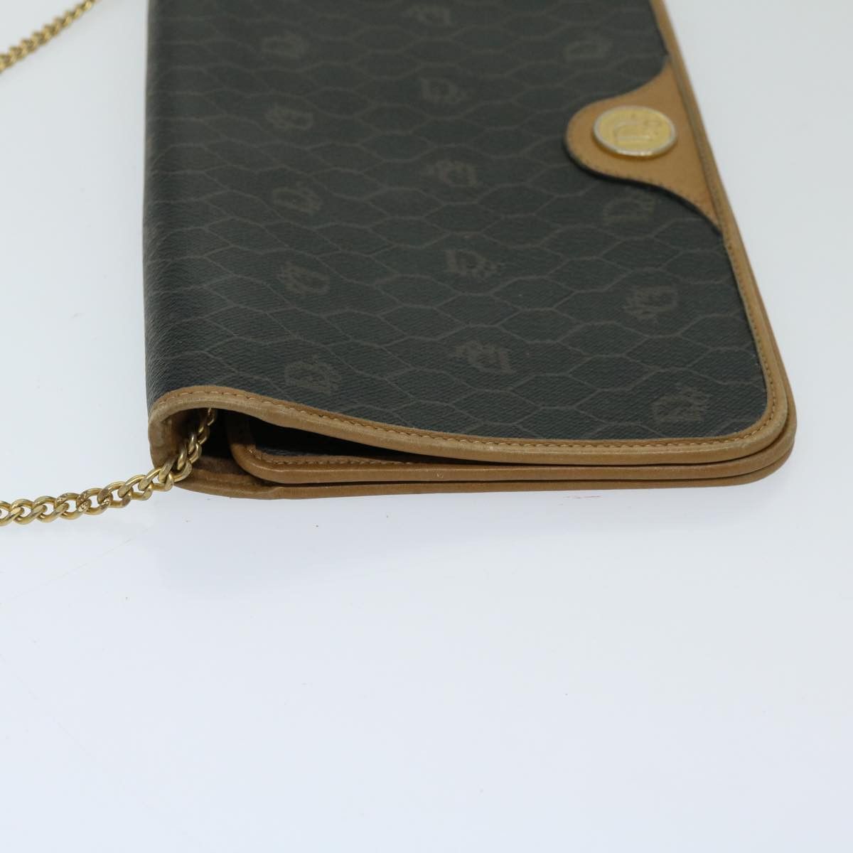Dior Honeycomb Black Canvas Shoulder Bag (Pre-Owned) Size ONE SIZE - 8 Thumbnail
