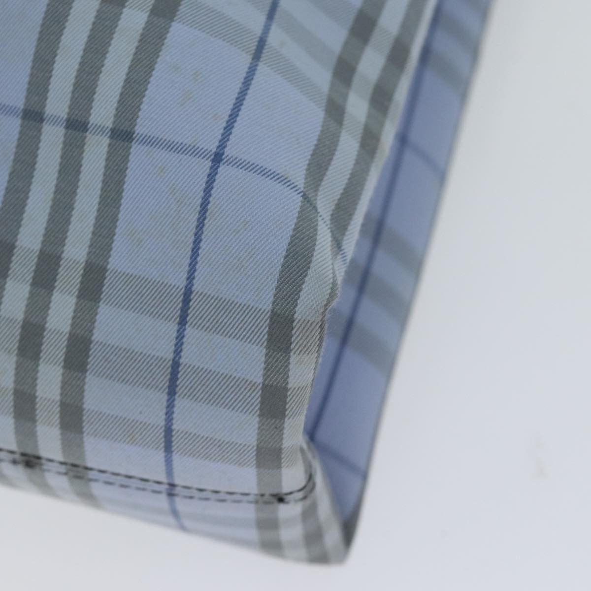 Burberry Nova Check Blue Canvas Tote Bag (Pre-Owned) Size ONE SIZE - 11 Thumbnail