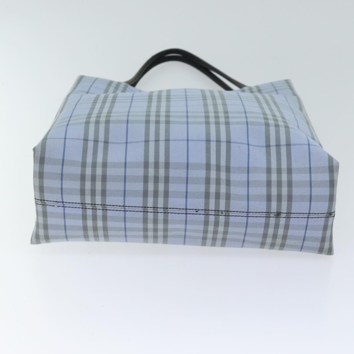 Burberry Nova Check Blue Canvas Tote Bag (Pre-Owned) Size ONE SIZE - 3 Thumbnail