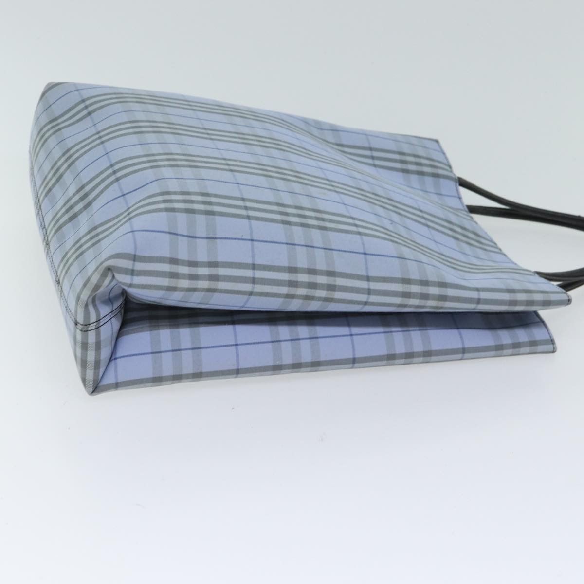 Burberry Nova Check Blue Canvas Tote Bag (Pre-Owned) Size ONE SIZE - 14 Thumbnail