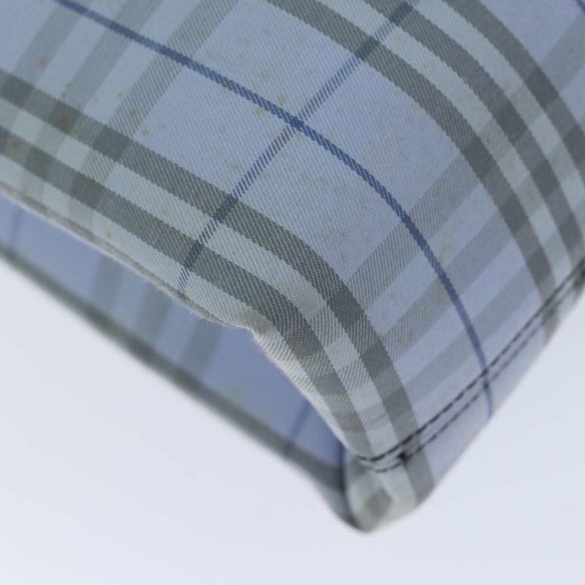Burberry Nova Check Blue Canvas Tote Bag (Pre-Owned) Size ONE SIZE - 16 Thumbnail
