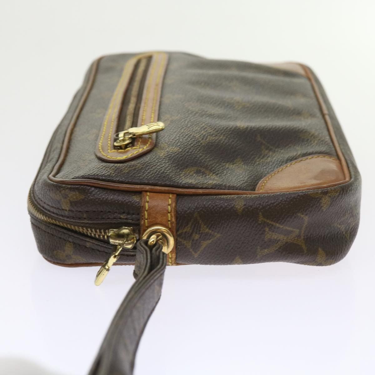 Louis Vuitton Marly Dragonne Brown Canvas Clutch Bag (Pre-Owned) Size ONE SIZE - 9 Thumbnail