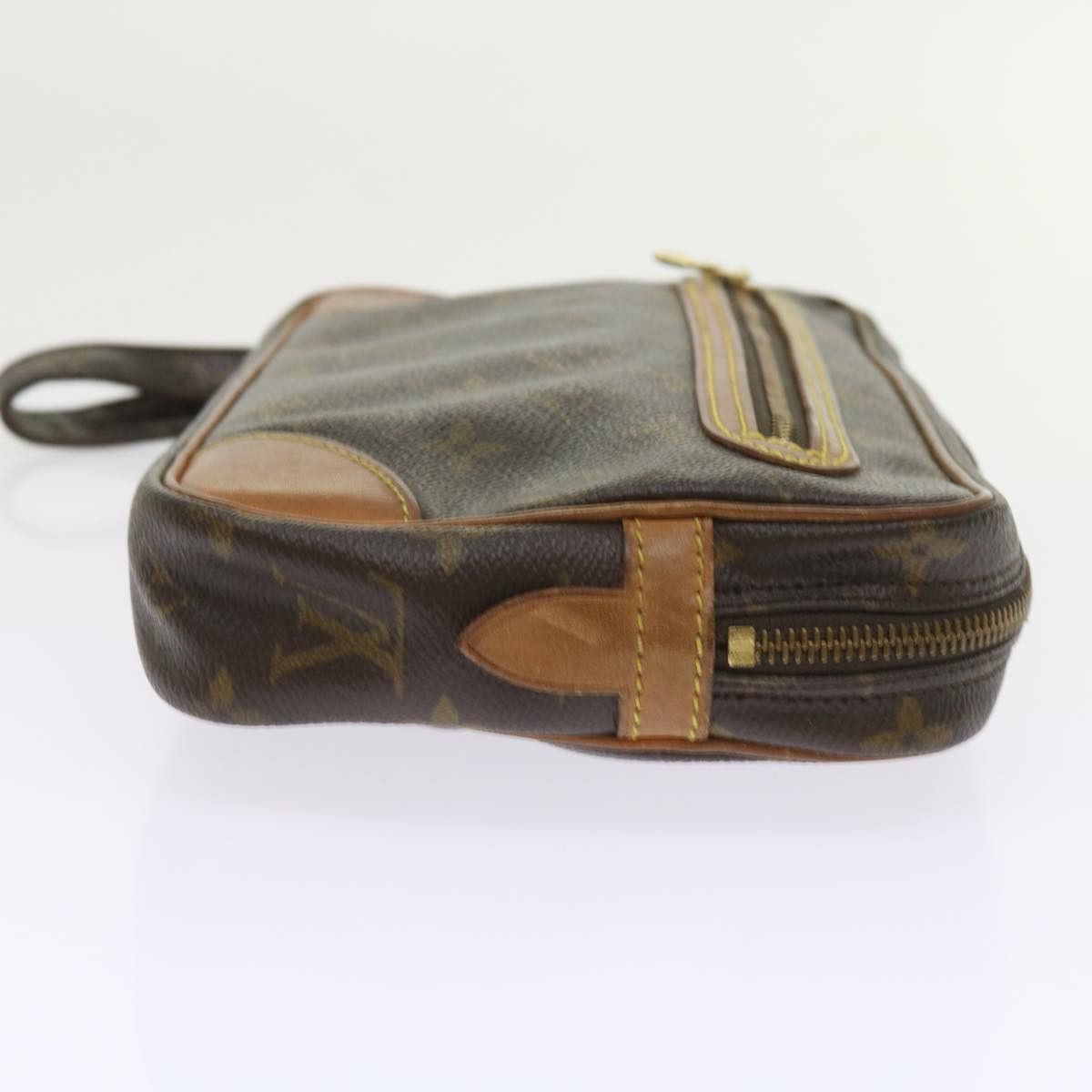 Louis Vuitton Marly Dragonne Brown Canvas Clutch Bag (Pre-Owned) Size ONE SIZE - 8 Thumbnail