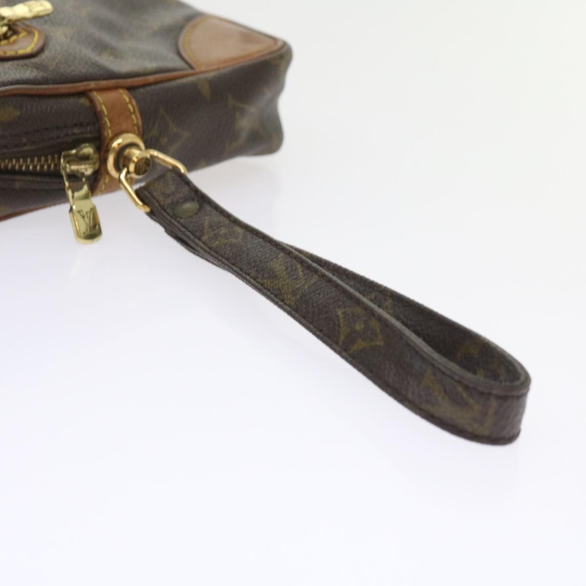Louis Vuitton Marly Dragonne Brown Canvas Clutch Bag (Pre-Owned) Size ONE SIZE - 10 Thumbnail