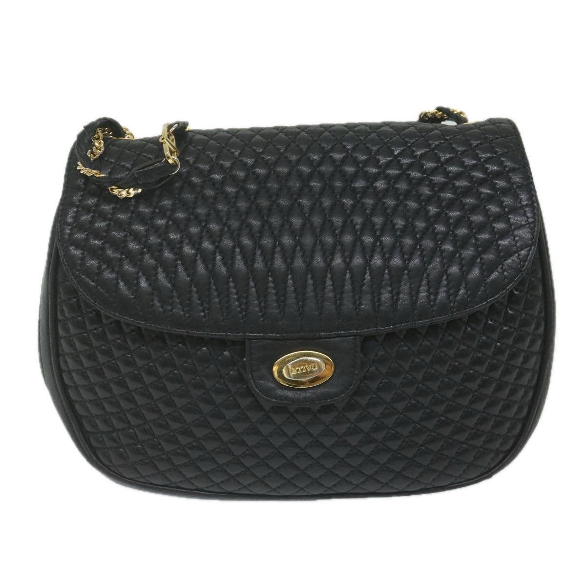 Bally Black Leather Shoulder Bag (Pre-Owned) Size ONE SIZE - 11 Thumbnail