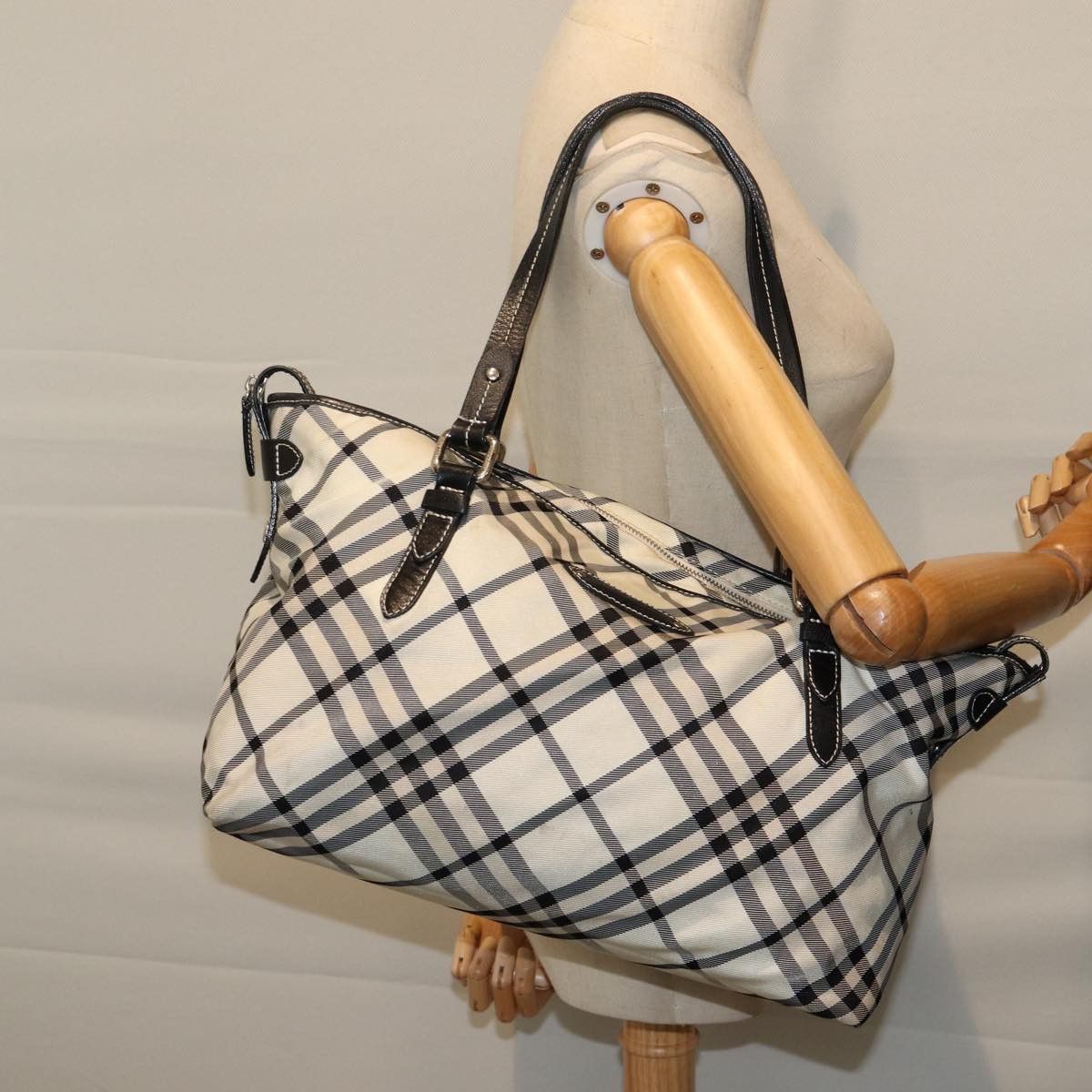 Burberry Blue Label Beige Canvas Tote Bag (Pre-Owned) Size ONE SIZE - 7 Thumbnail