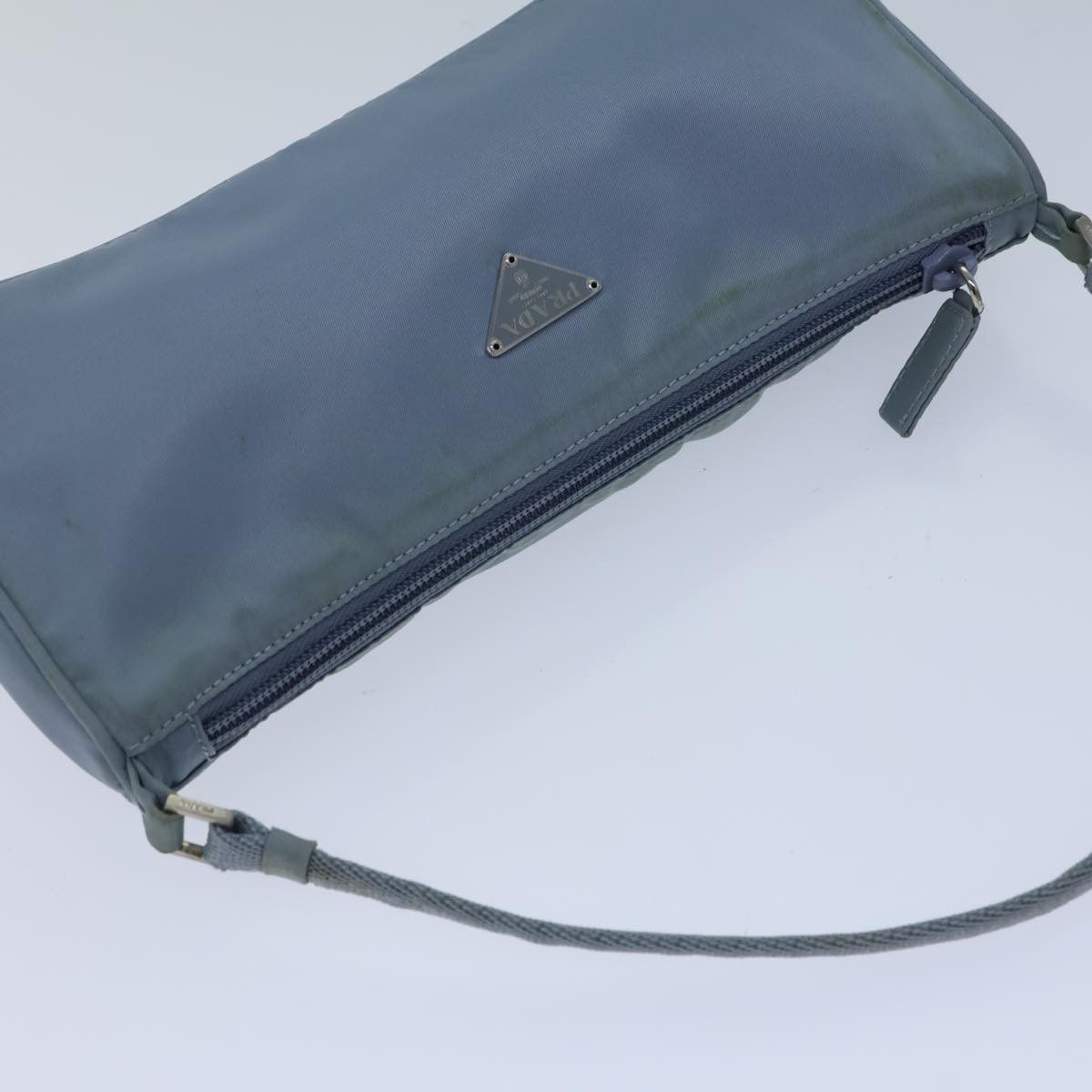 Prada Tessuto Blue Synthetic Clutch Bag (Pre-Owned) Size ONE SIZE - 10 Thumbnail