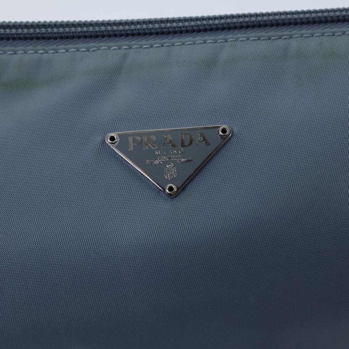 Prada Tessuto Blue Synthetic Clutch Bag (Pre-Owned) Size ONE SIZE - 19 Thumbnail