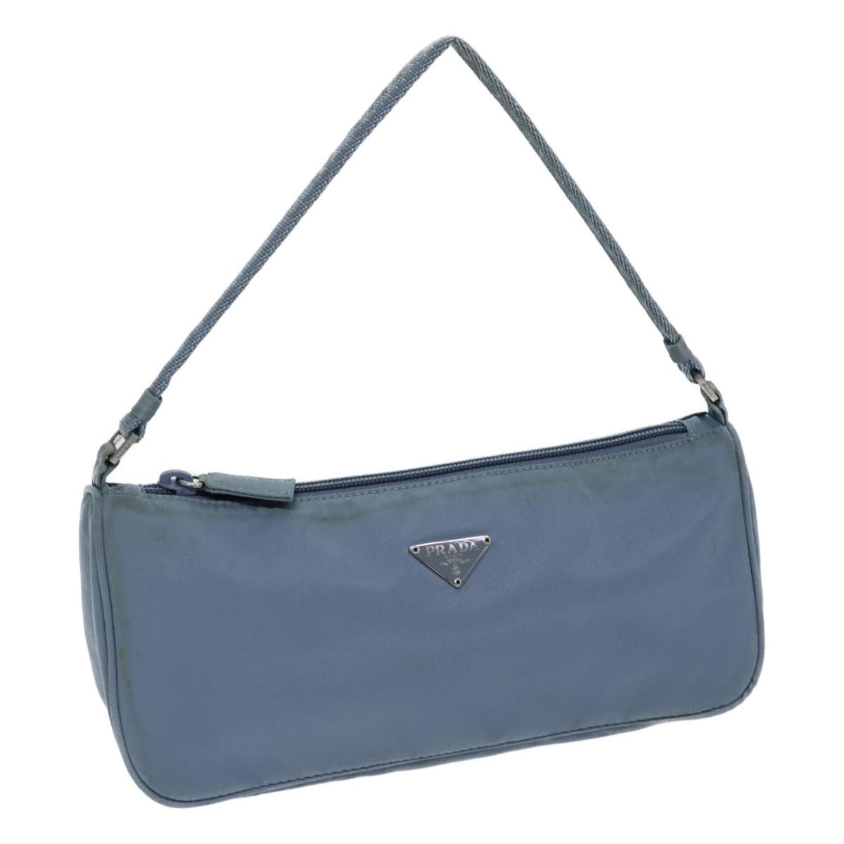 Prada Tessuto Blue Synthetic Clutch Bag (Pre-Owned) Size ONE SIZE - 15 Thumbnail