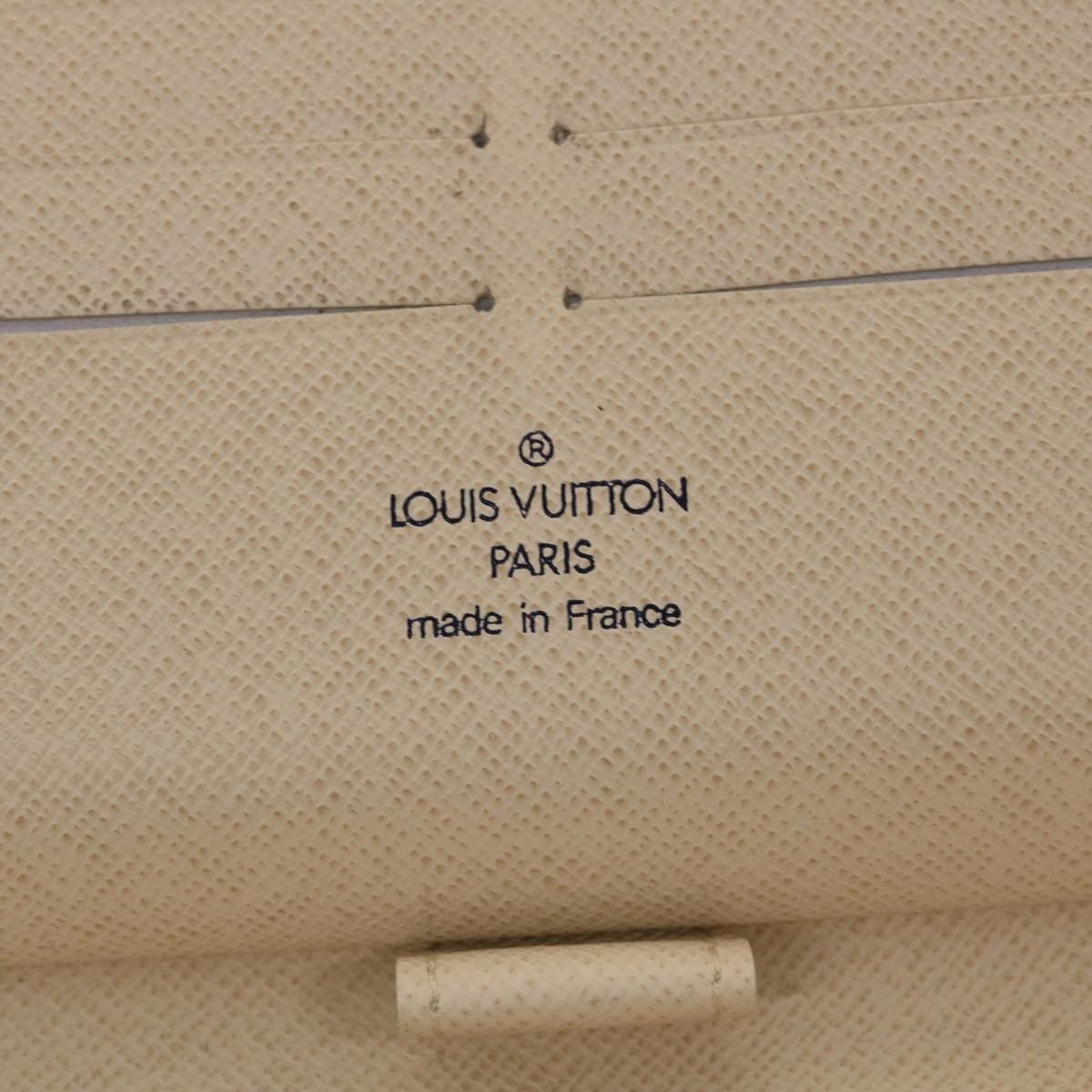 Louis Vuitton Zippy Organizer White Canvas Wallet (Pre-Owned) Size ONE SIZE - 7 Thumbnail
