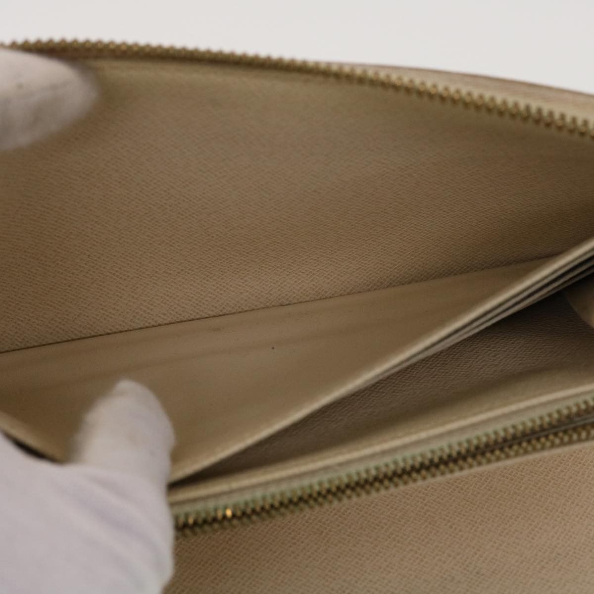 Louis Vuitton Zippy Organizer White Canvas Wallet (Pre-Owned) Size ONE SIZE - 17 Thumbnail