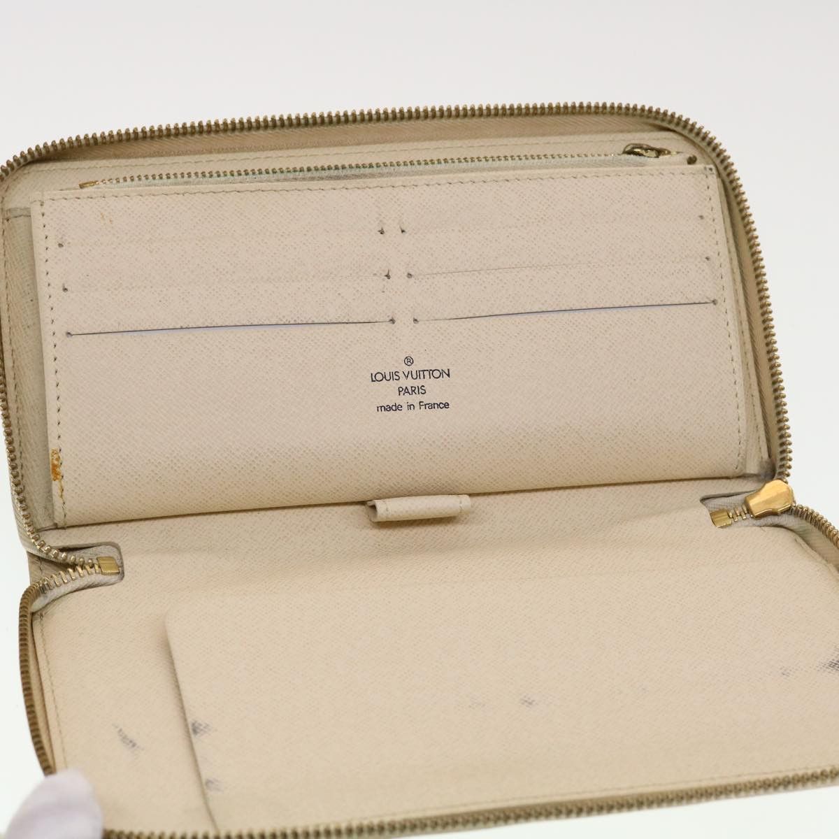 Louis Vuitton Zippy Organizer White Canvas Wallet (Pre-Owned) Size ONE SIZE - 16 Thumbnail