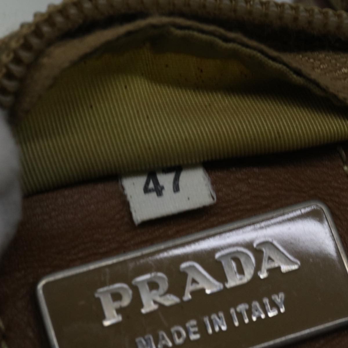 Prada Beige Synthetic Shoulder Bag (Pre-Owned) Size ONE SIZE - 6 Thumbnail