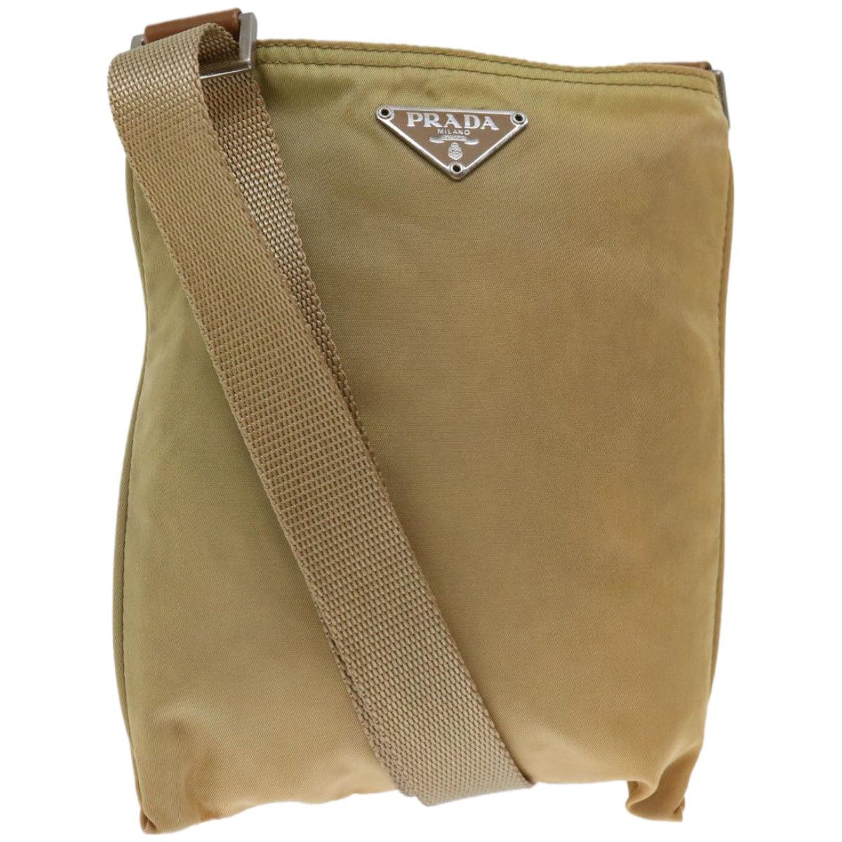 Prada Beige Synthetic Shoulder Bag (Pre-Owned) Size ONE SIZE - 19 Thumbnail